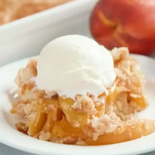 peach dump cake