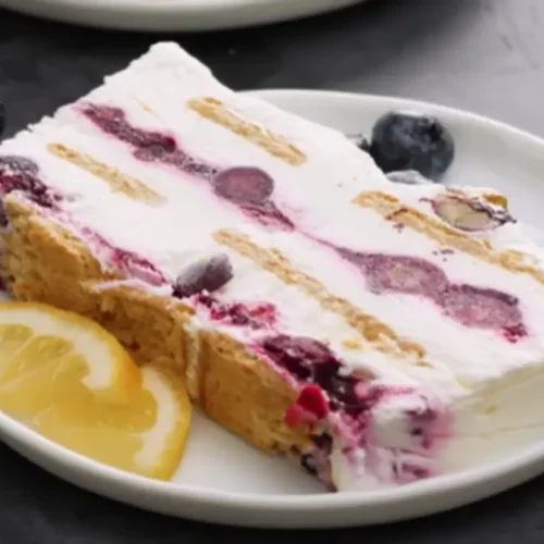 Blueberry Cheesecake Icebox Cake
